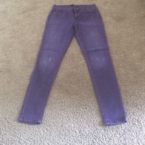 Purple Levi Strauss jeggings