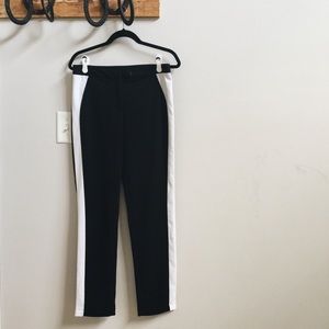 Black and white tuxedo pants by Mossimo.