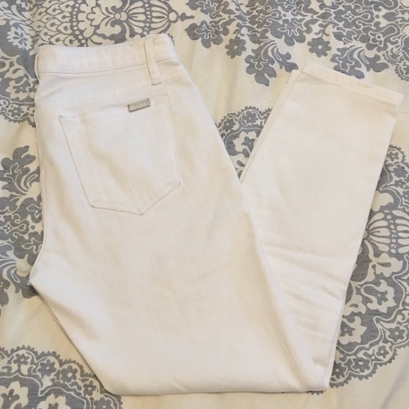 Joe's cropped white jeans - size 27