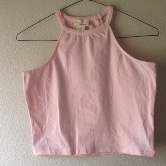 Wet Seal Baby Pink Halter Top NWOT