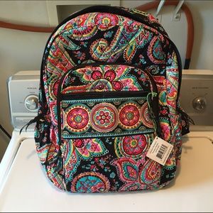 Vera Bradley campus backpack with tags!