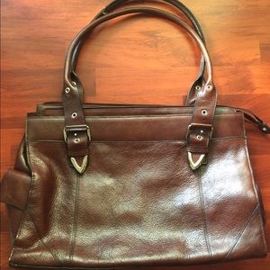 Leather Business Tote