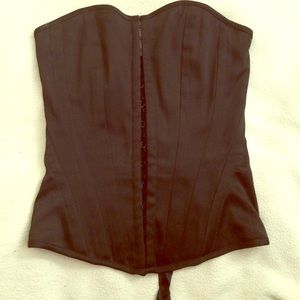 Charlotte Russe black corset sz Small