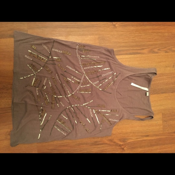 Lauren Conrad Beaded Tank Top