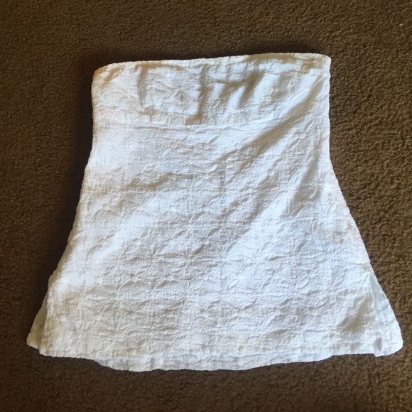 Strapless J. CREW top