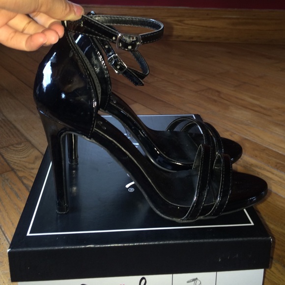 Black Strappy Heels