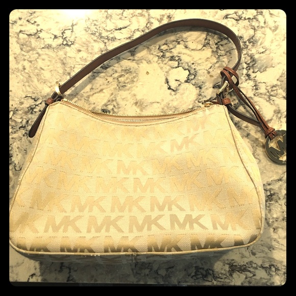Michael Kors Gold MK Handbag
