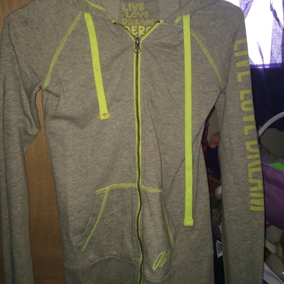 Highlight yellow & grey jacket