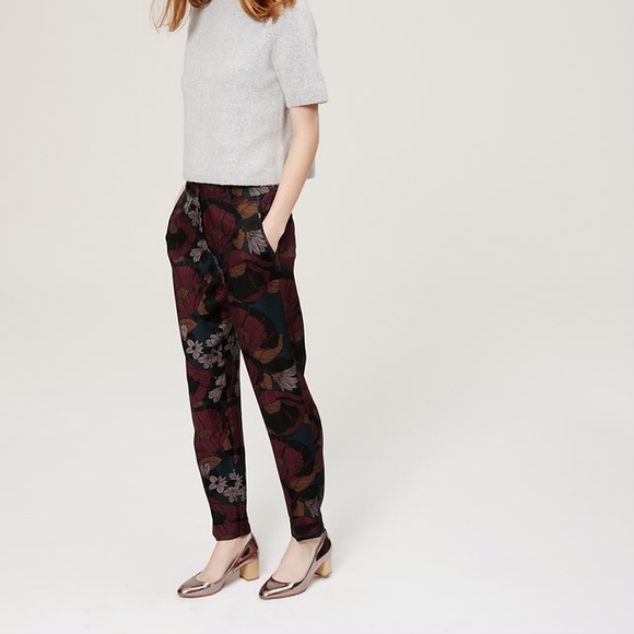 Floral joggers