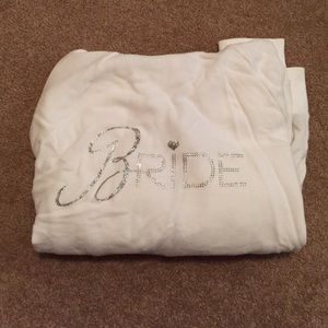 Victoria Secret "Bride" zip up hoodie