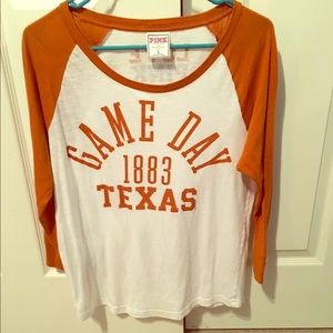 Victoria Secret Texas Longhorn Baseball Tee
