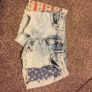 American flag shorts