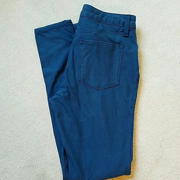 Denim teal jeggings
