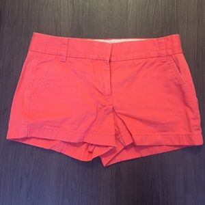 J Crew 3" Chino Shorts
