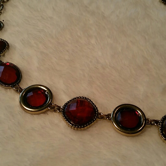 Ruby Red Necklace - Picture 3 of 3