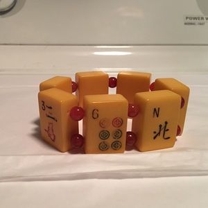 Vintage Mahjong Bracelet