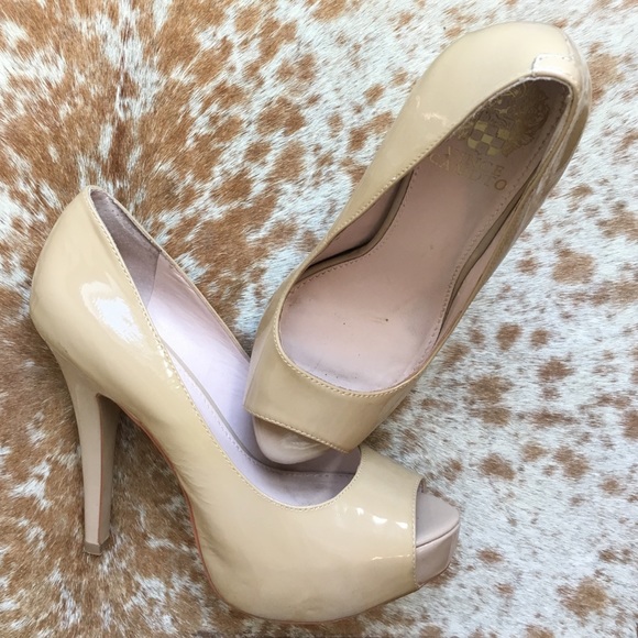 Vince Camuto "Janeese" Peep Toe Pumps
