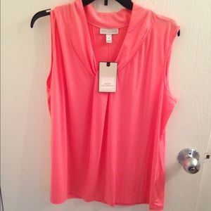 New with tags flowy coral shirt!