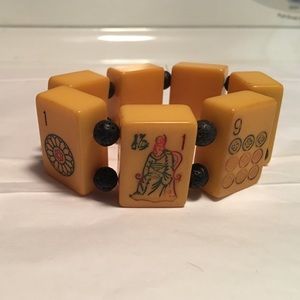 Vintage Mahjong Bracelet