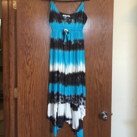FINAL MARKDOWN Tie die High Low dress