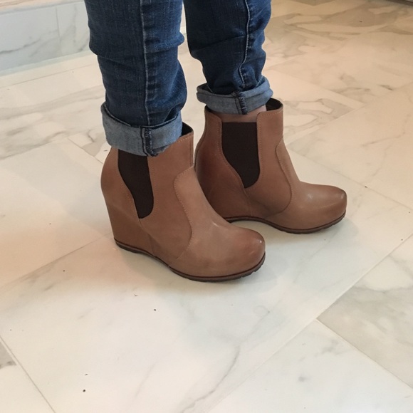 Wedge booties