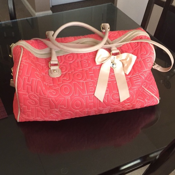 betsey johnson duffle bag luggage