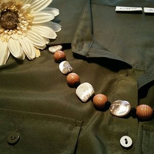 Bead and Shell Necklace