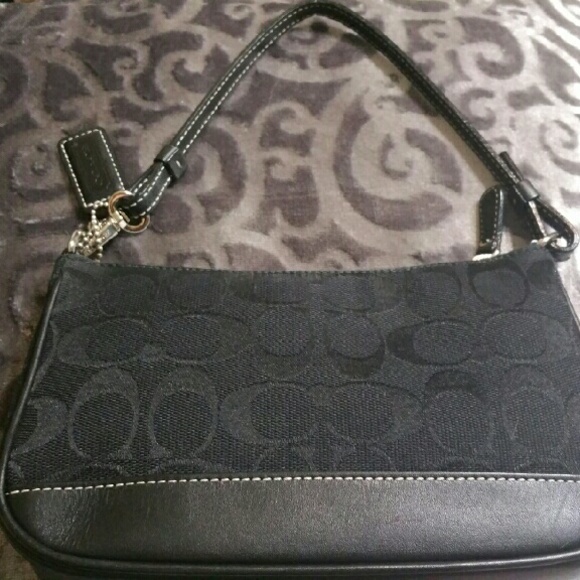 Coach black tote