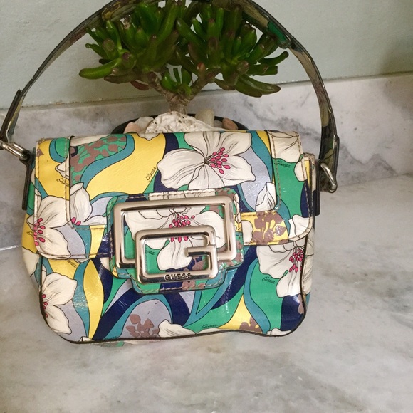Guess Handbags - Guess floral shoulder Bag