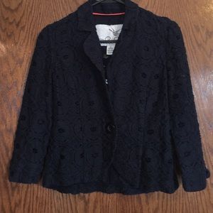 Anthropologie cropped blazer