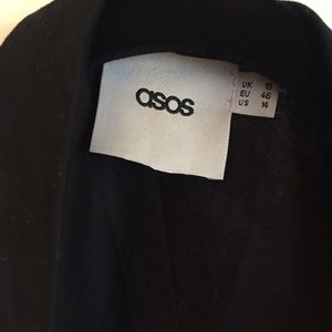 ASOS Tops - ASOS black/white tuxedo button-down blouse ASOS Tops - ASOS black/white tuxedo button-down blouse