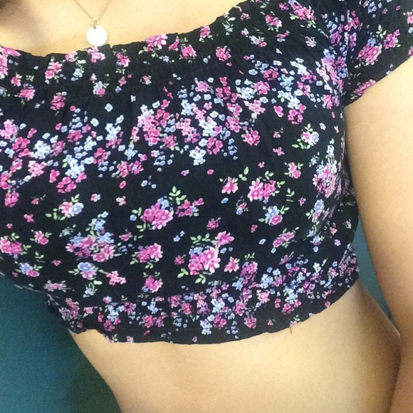 H&M Floral Crop Top