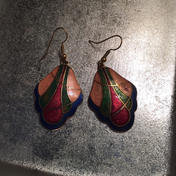 Art Deco inspired earrings