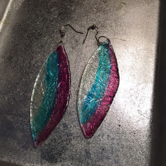 Sea glass earrings