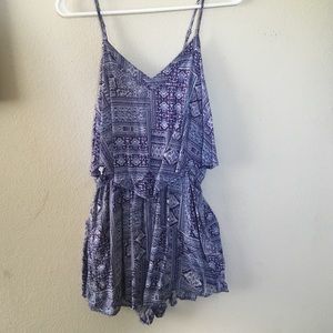 Blue romper from cotton on