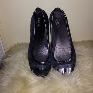 Coach Cecile Flat in Black