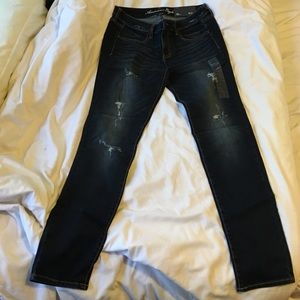 NWT!!! American Eagle Jegging - Dark Destroy Wash