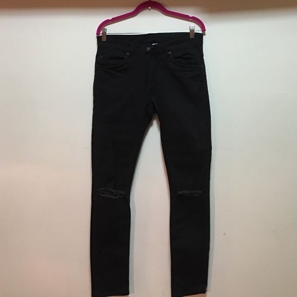 Men's Black denim jeans