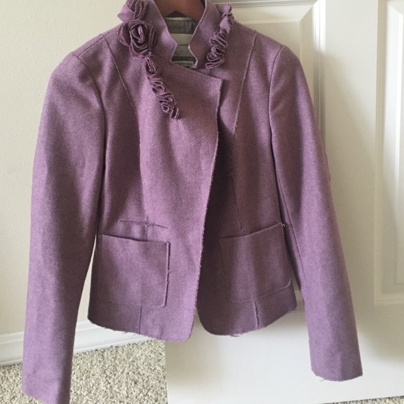 BR blazer with floral detail