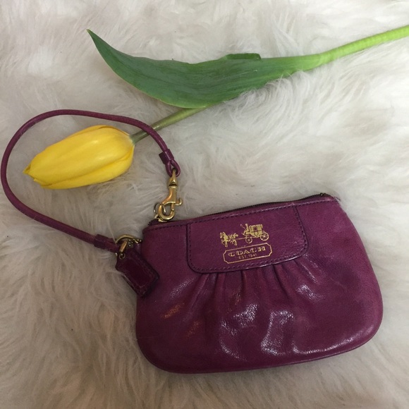 Leather Coach Wristlet!