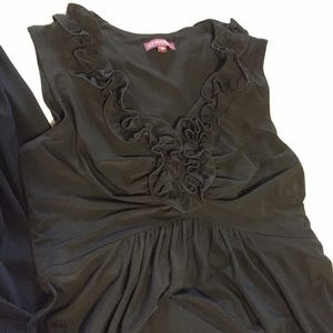 Black maxi dressy dress