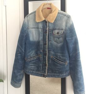 Levis red tab vintage denim warm jacket