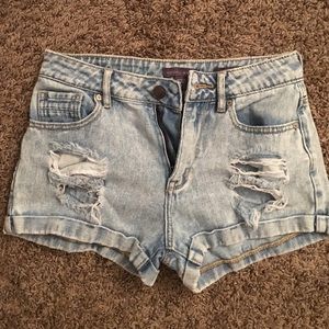 Kendall and Kylie High wasted shorts