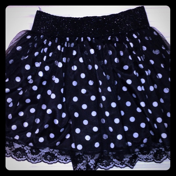 Layered Polkadot Skirt