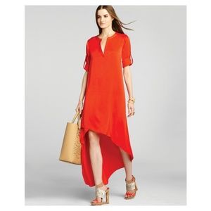 BCBGMAXAZRIA "Eddie" Asymmetrical Hem Dress