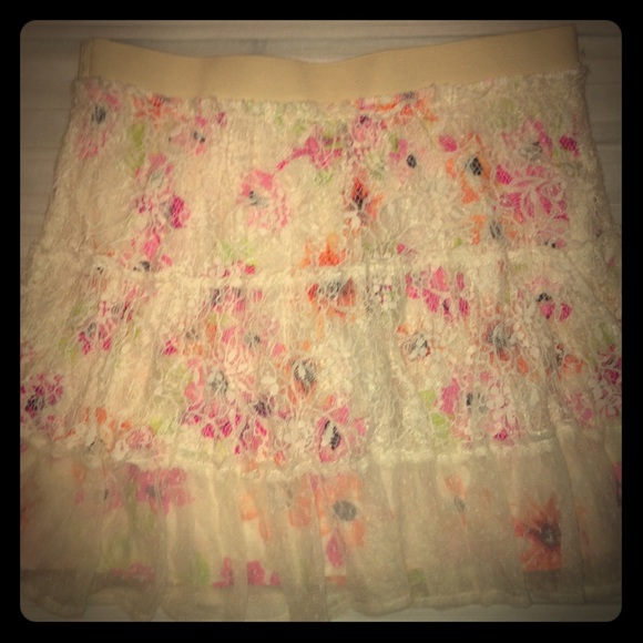 Layered Floral Skirt