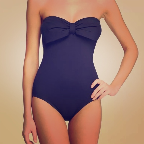 Kate Spade Navy Blue Swimsuit Size Medium