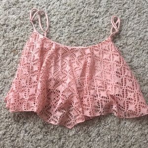Lace crop top