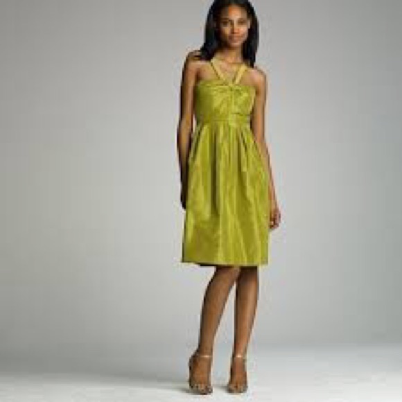 NWT Silk taffeta halter sanglé dress - Picture 1 of 4