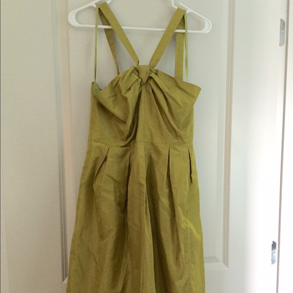 NWT Silk taffeta halter sanglé dress - Picture 4 of 4